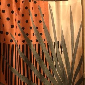 Society6 Mid Century Abstract Shapes Shower Curtain